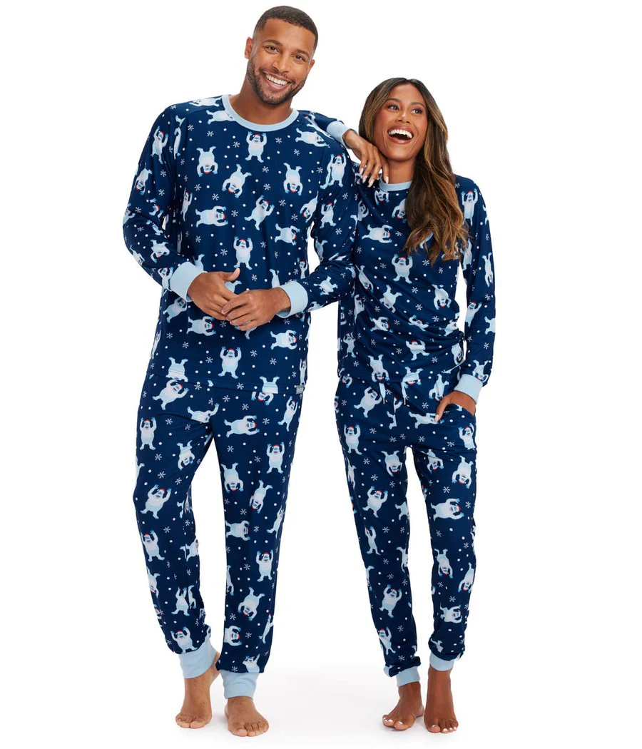 Matching Bumble Couples Pajamas