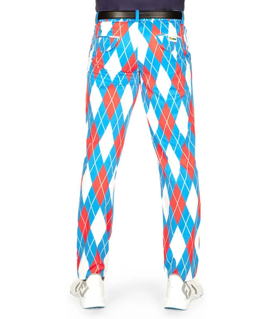 Men's American Argyle Golf Pants - Image 4