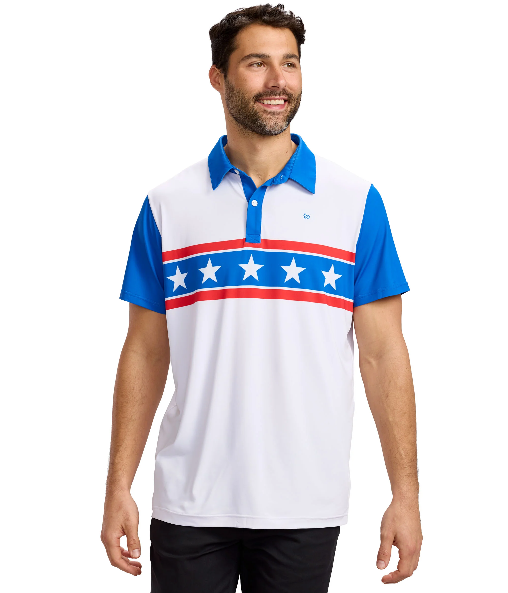 Men's American Daredevil Performance Polo - Image 4