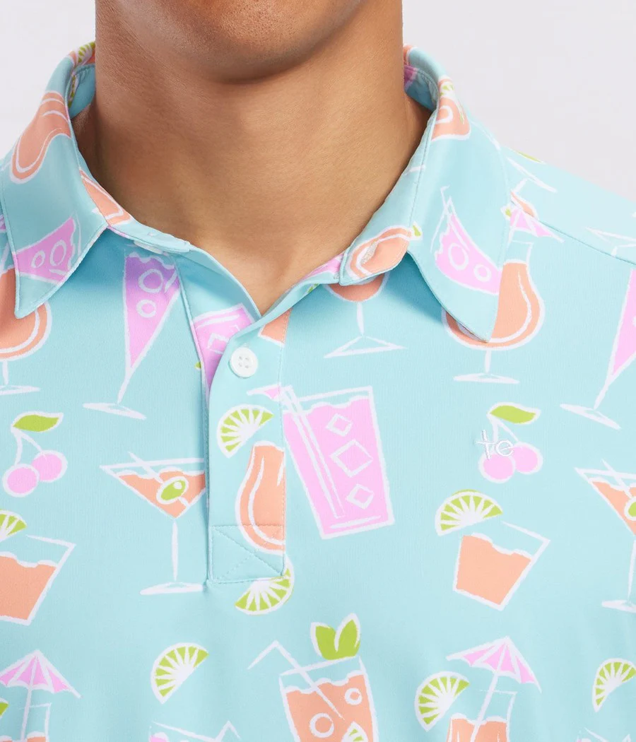 Men's Cocktail Caddy Golf Polo - Image 3