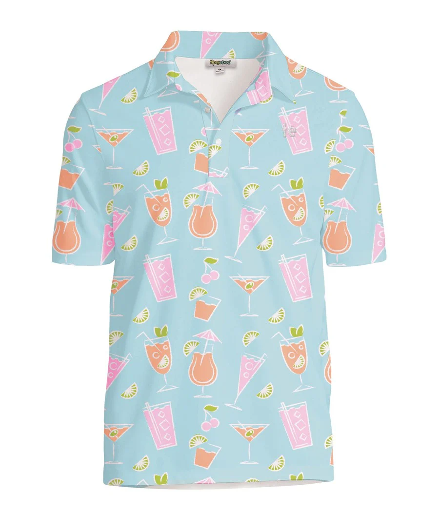 Men's Cocktail Caddy Golf Polo - Image 4