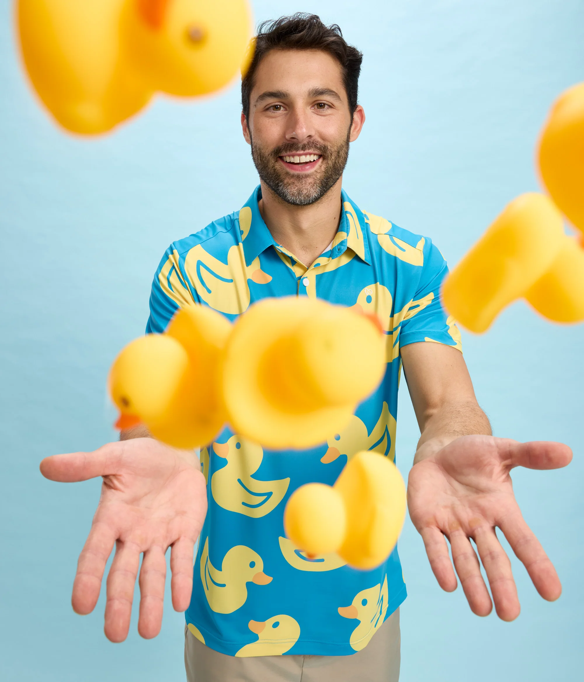 Men's Duckin' Around Golf Polo - Image 5