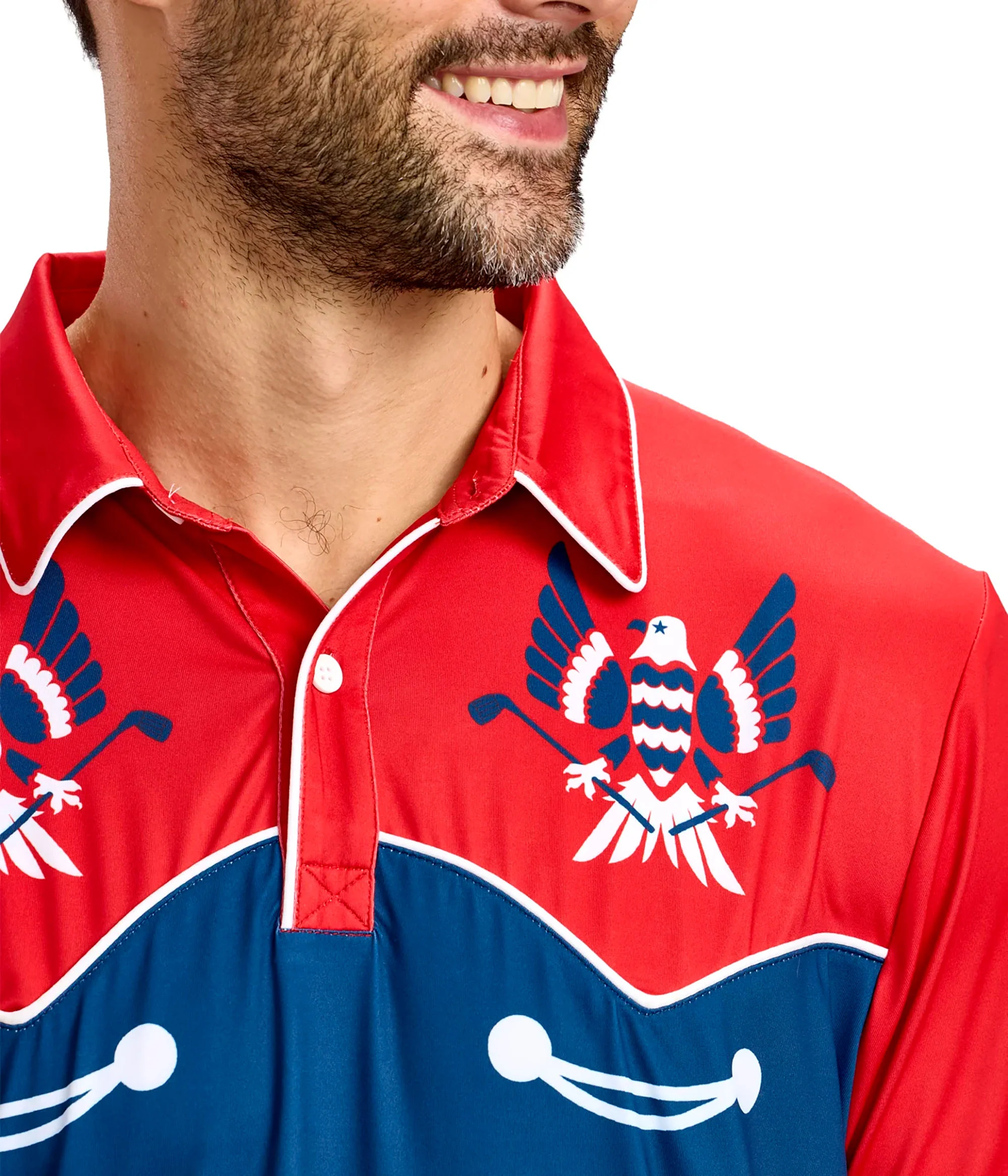 Men's Freedom Flies Performance Polo - Image 3