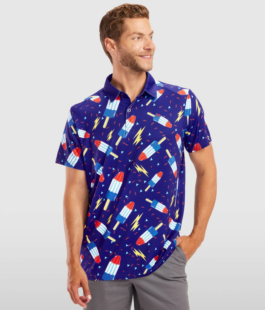 Men's Grand Finale Golf Polo - Image 3