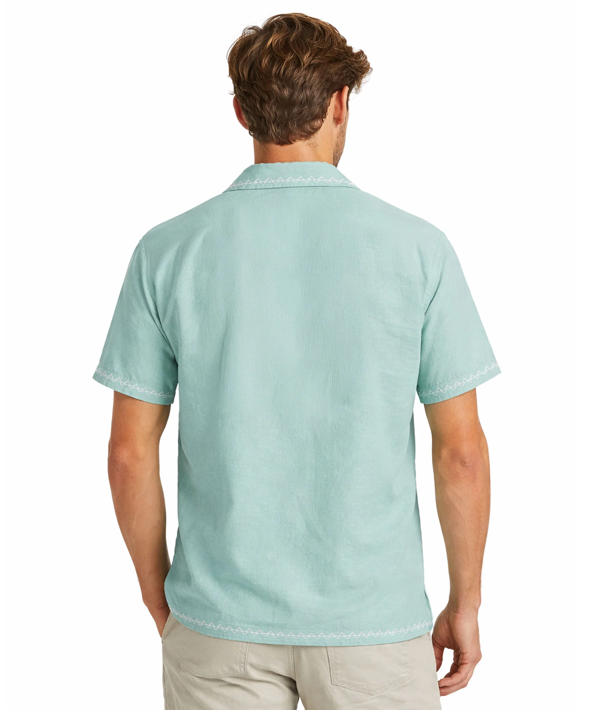 Men's Tiki Drink Linen Cabana Shirt - Image 3