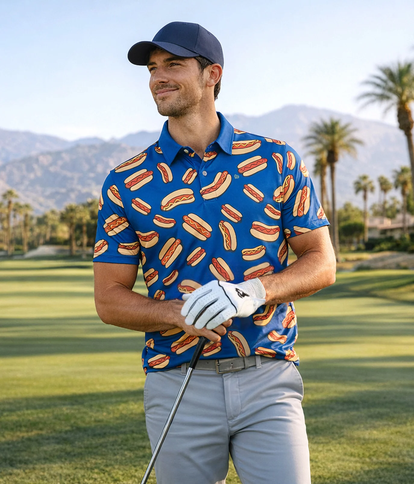 Men's Hot Dog Golf Polo - Image 4