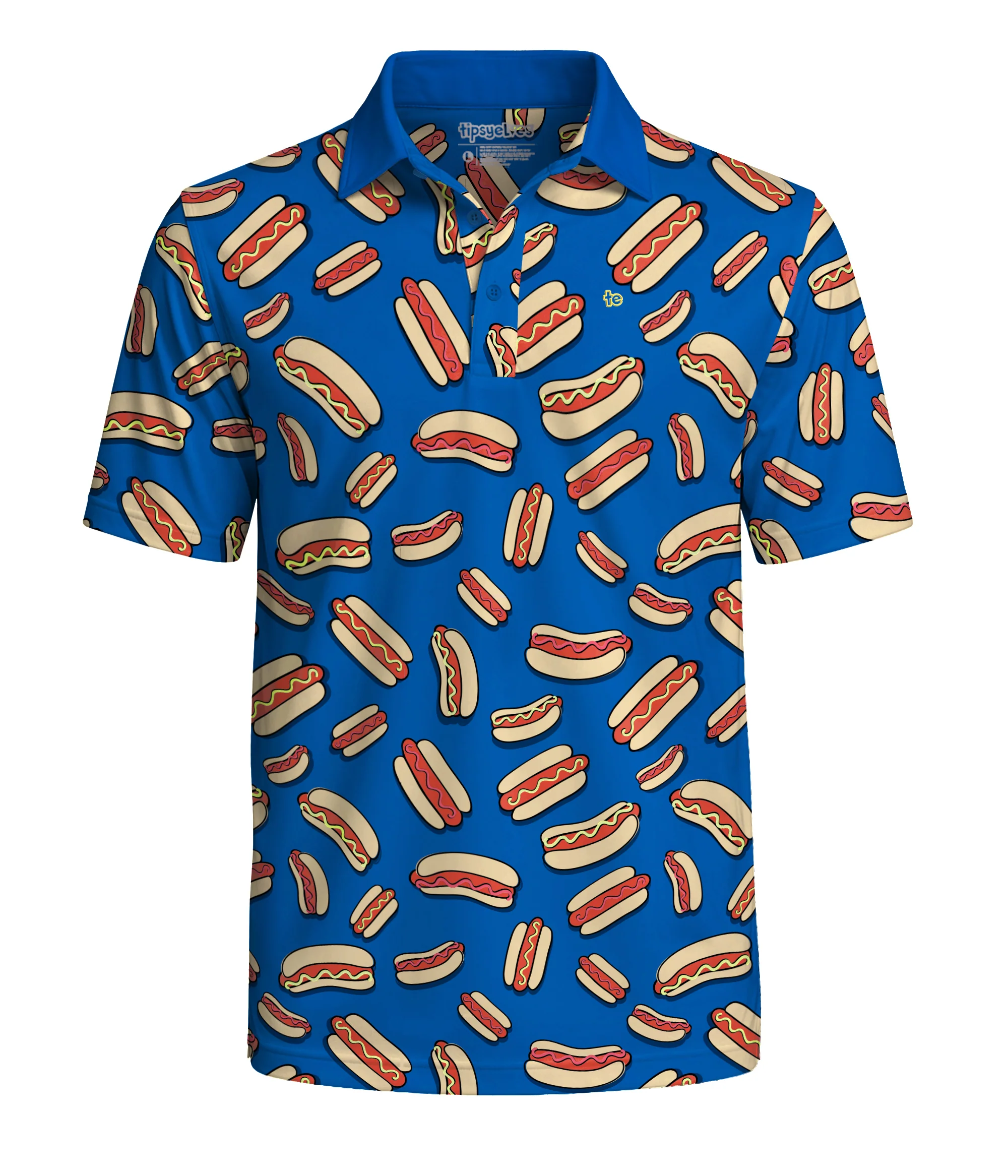 Men's Hot Dog Golf Polo - Image 7