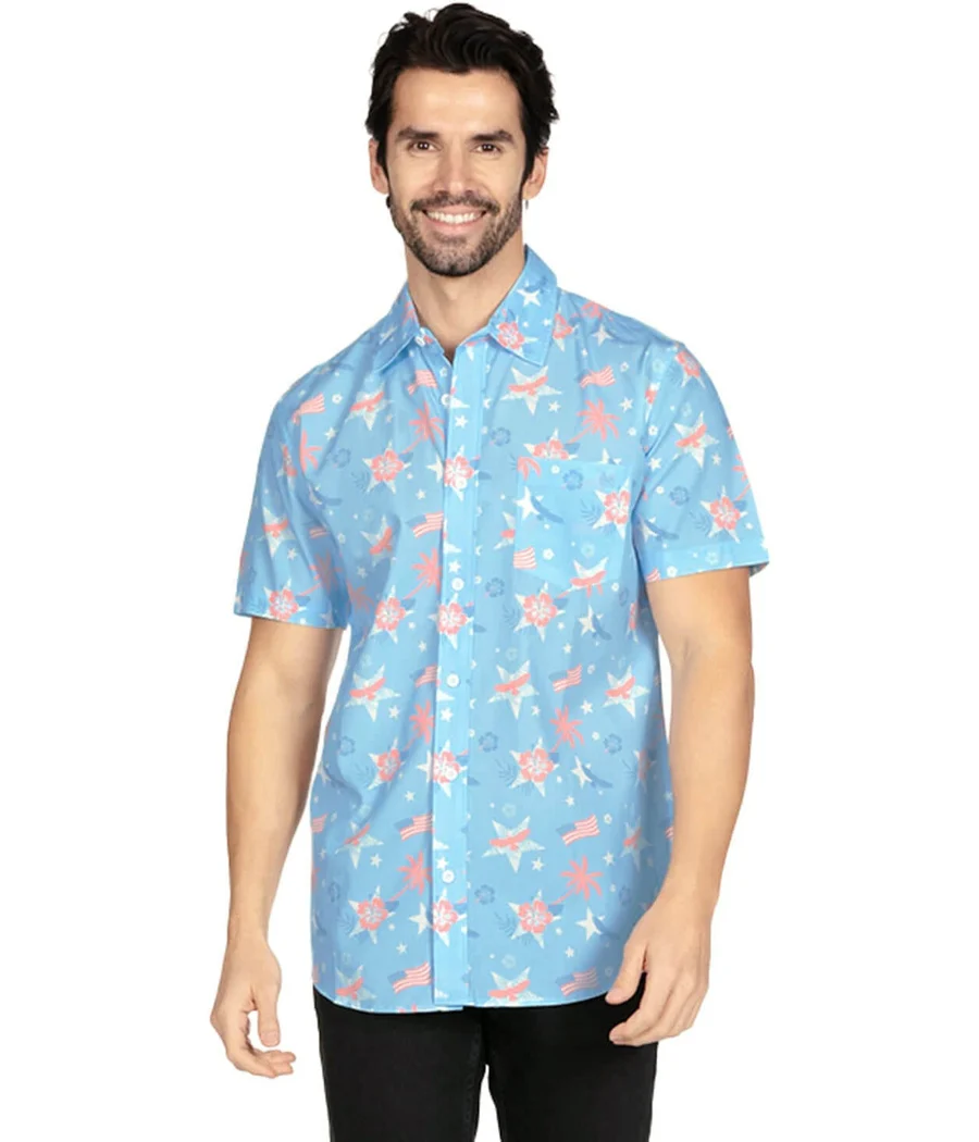 Men's Island of the Free Button Down Shirt - Image 4