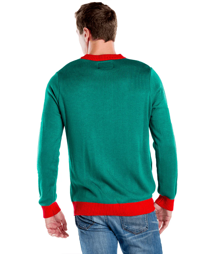 Men's Santa's Coming Ugly Christmas Sweater - Image 4