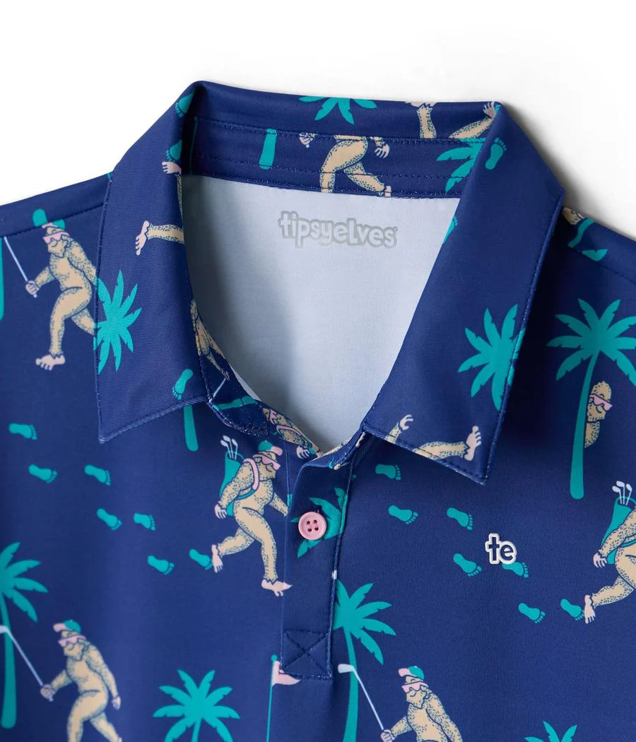 Toddler Boy's Bigfoot Bogey Golf Polo - Image 9