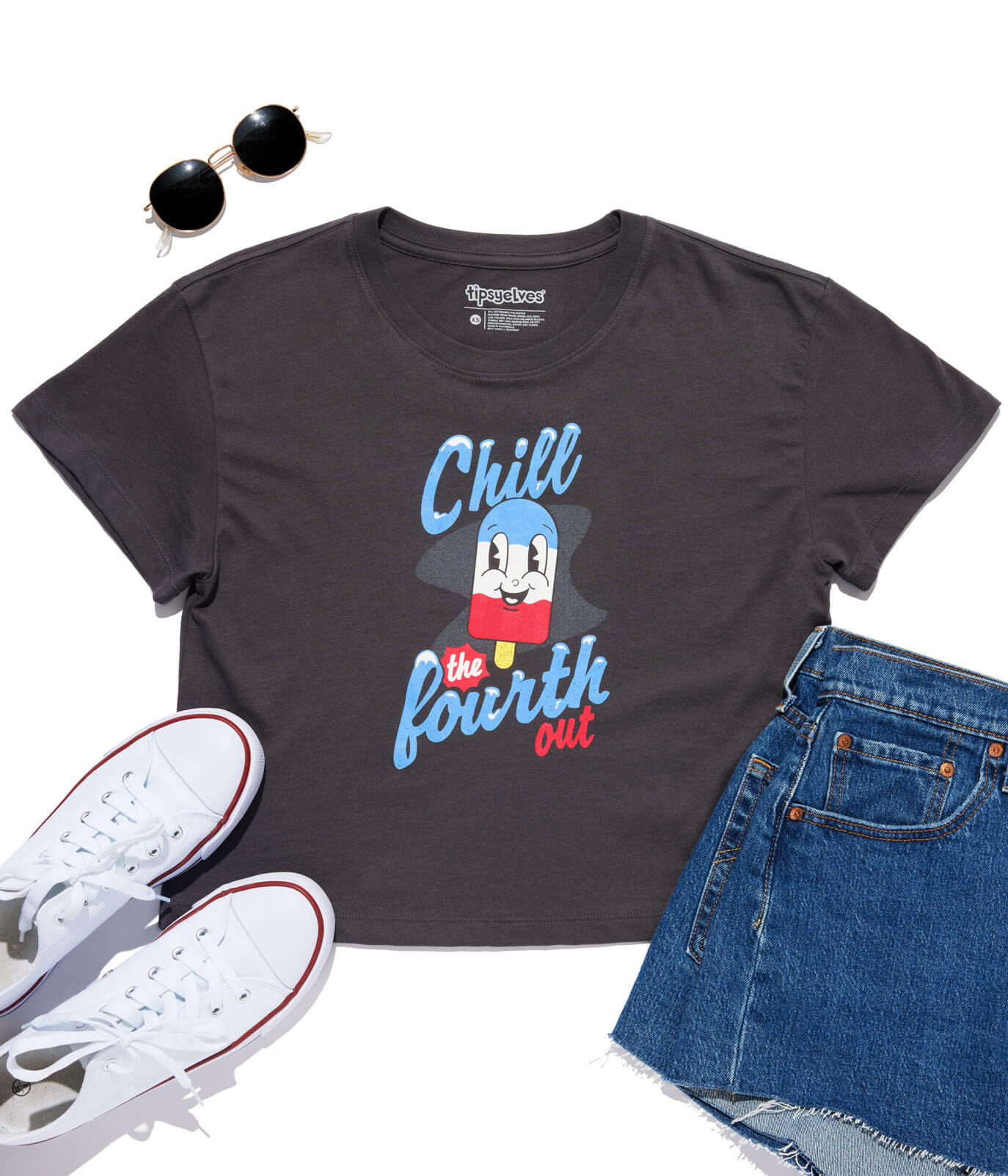 Women's Chill The Fourth Cropped Tee