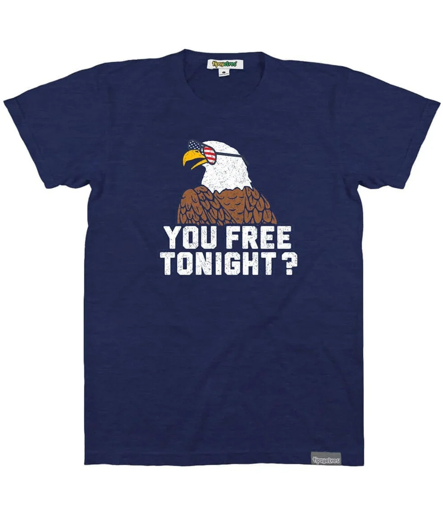 Women's You Free Tonight? Oversized Boyfriend Tee - Image 3